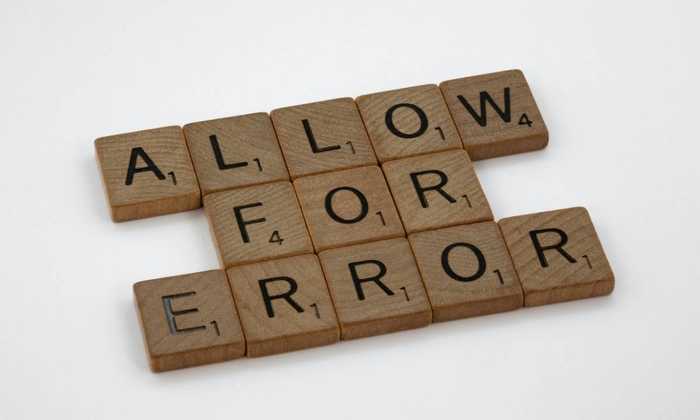 Allow for error